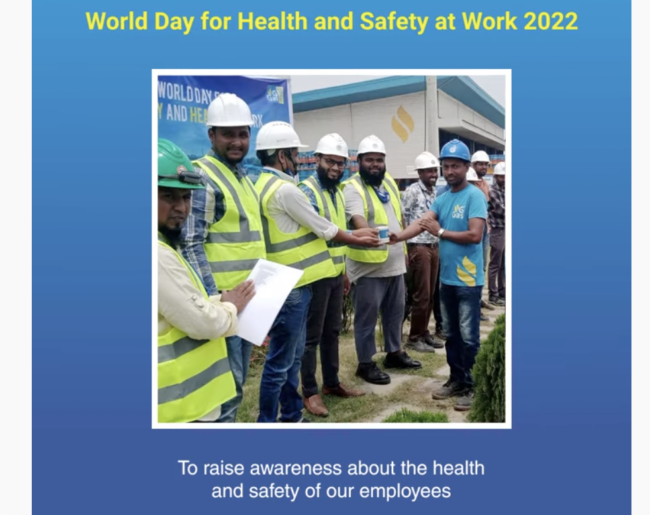 World Day for Health and Safety